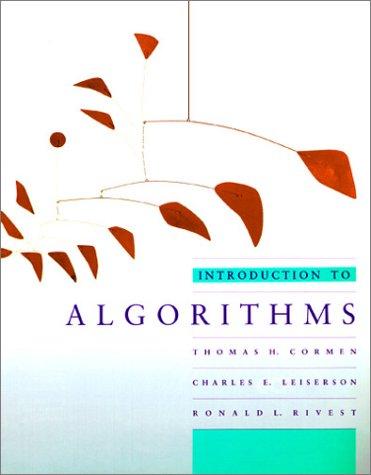 Couverture de Introduction to Algorithms